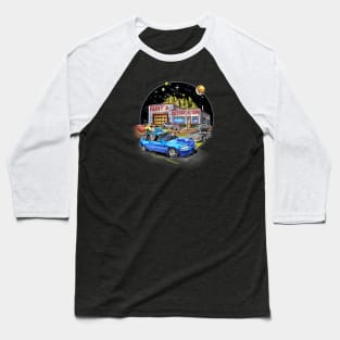 HOT ROD GARAGE Baseball T-Shirt